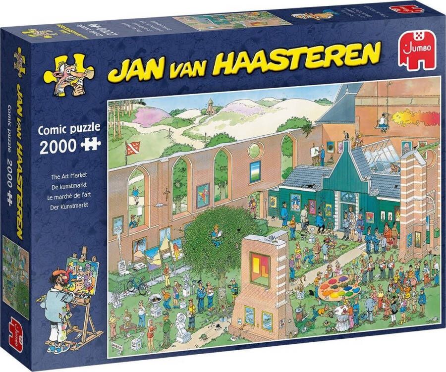 Jan van Haasteren Jumbo puzzel 1000 stukjes De kunstmarkt