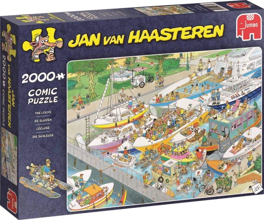 Jumbo Jan van Haasteren puzzel de sluizen 2000 stukjes