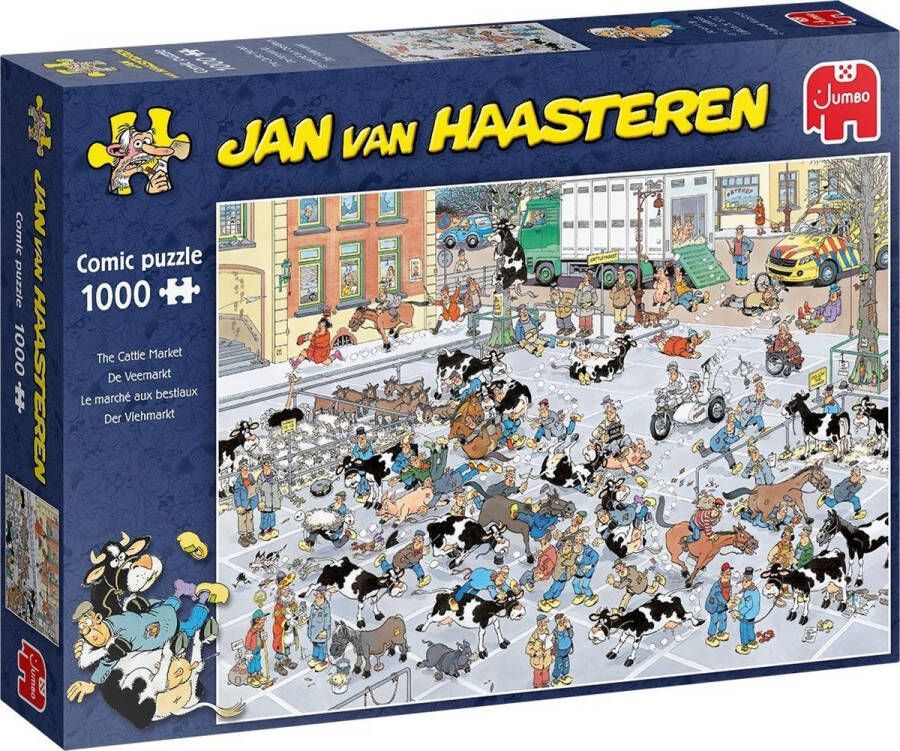 Jan van Haasteren Jumbo puzzel 1000 stukjes De Veemarkt