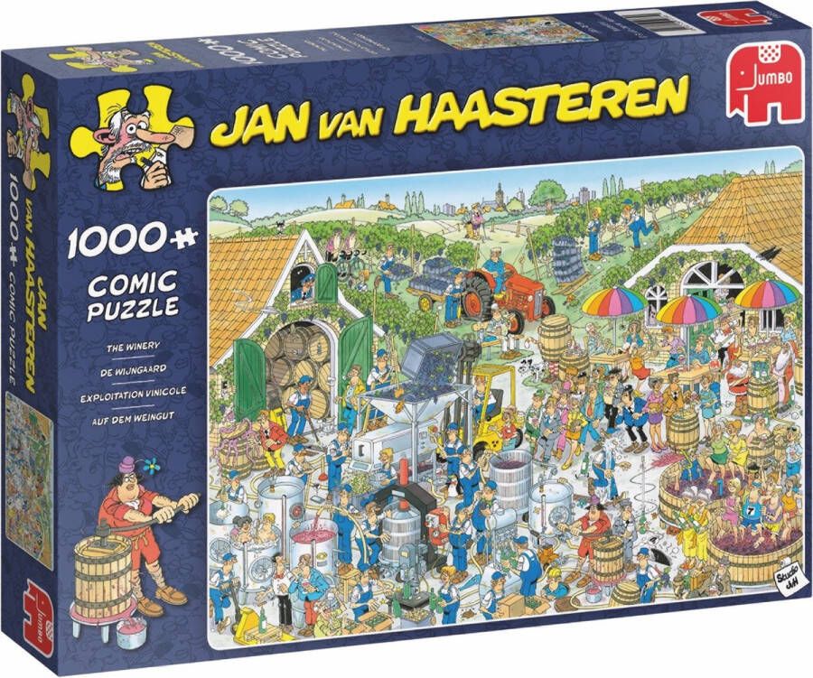 Jumbo legpuzzel Jan van Haasteren De Wijngaard 1000 stukjes