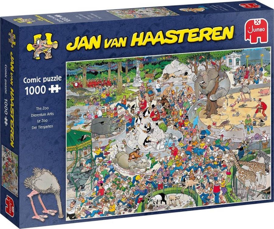 Jumbo Jan van Haasteren puzzel de dierentuin 1000 stukjes