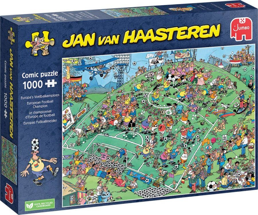 Jan van Haasteren Europa's Voetbalkampioen 1000 stukjes puzzel Legpuzzel EK 2024