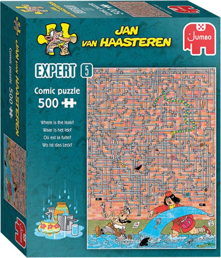 Jan van Haasteren Expert: Where is the leak? (500 stukjes) Puzzel