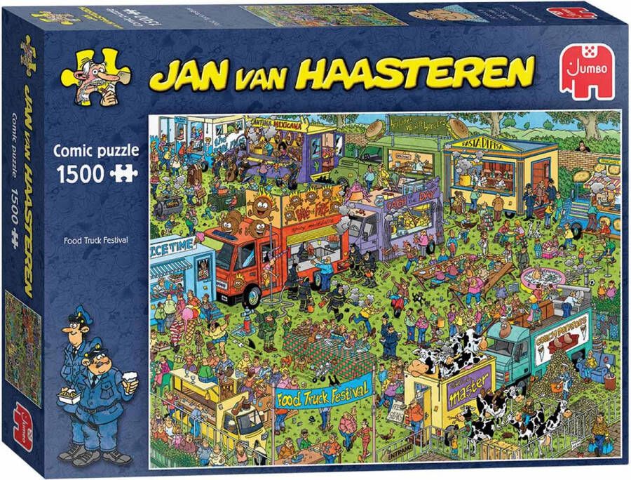 Jan van Haasteren Food Truck Festival legpuzzel 1500 stukjes