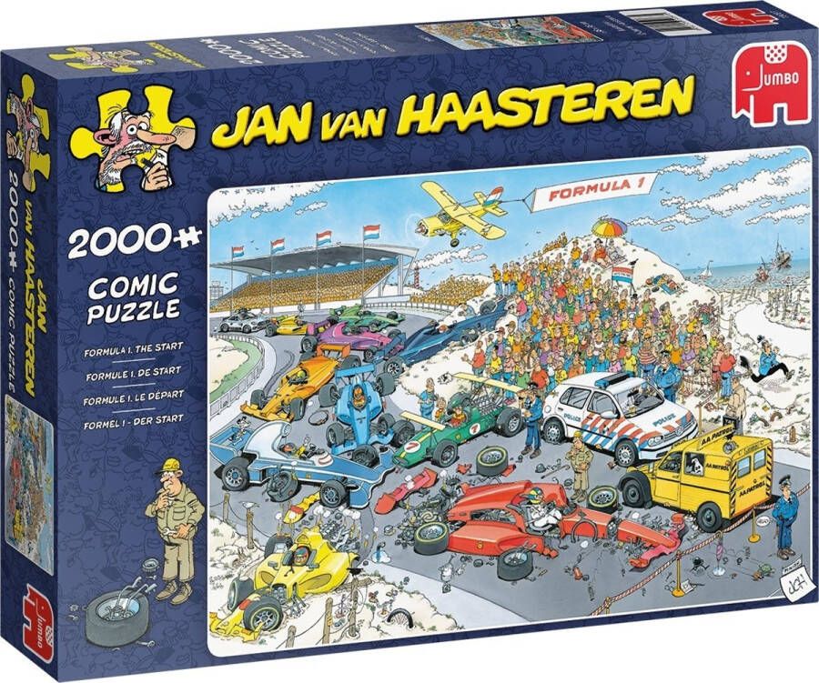 Jan van Haasteren Formule 1 De Start puzzel 2000 stukjes