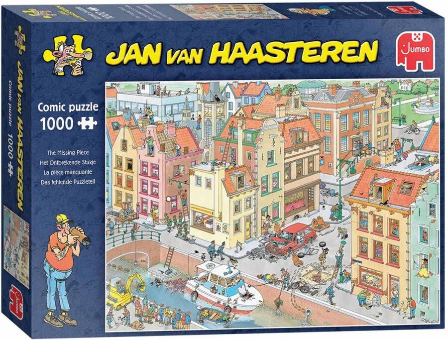 Jan van Haasteren Jumbo puzzel 1000 stukjes . Het ontbrekende stukje