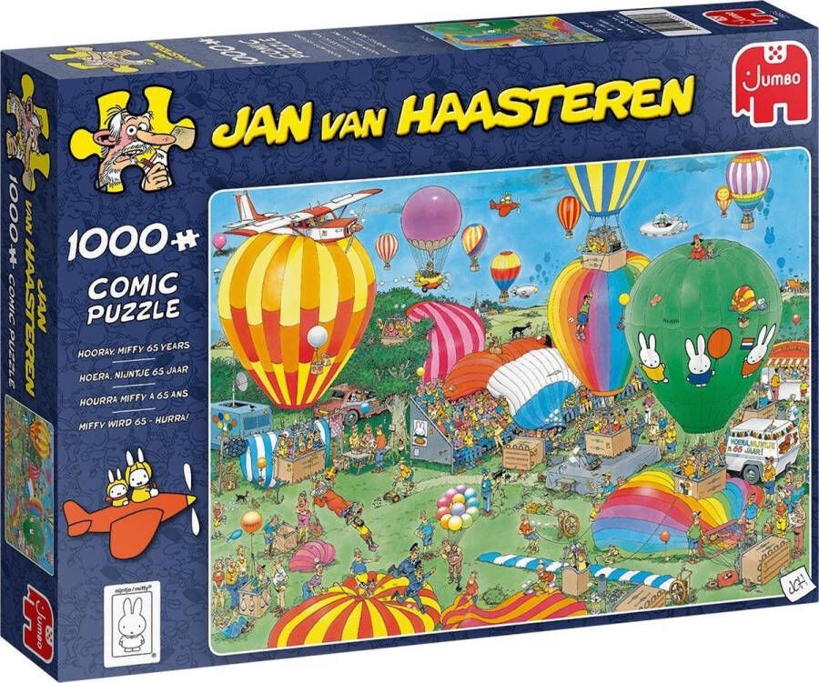 Jan van Haasteren Hoera Nijntje 65 jaar legpuzzel 1000 stukjes