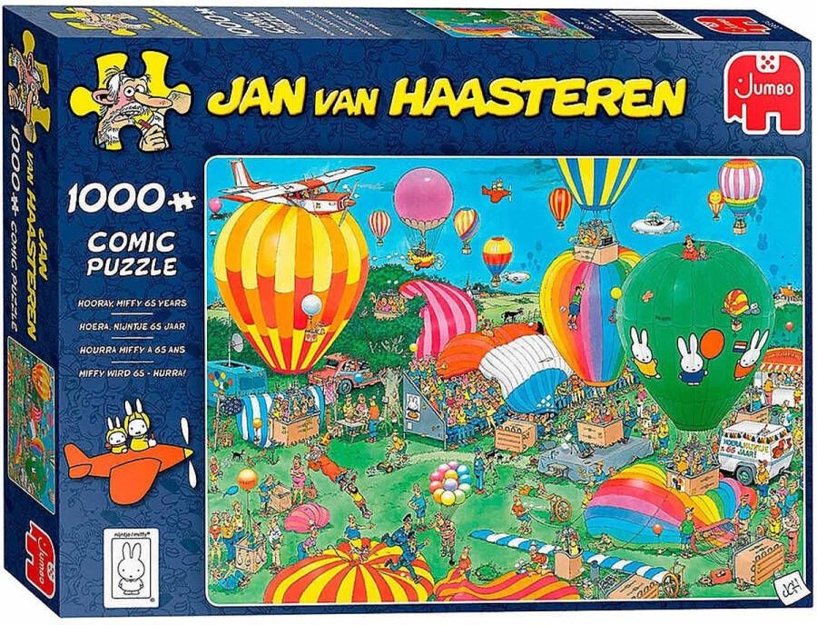 Jan van Haasteren Hoera Nijntje 65 jaar legpuzzel 1000 stukjes