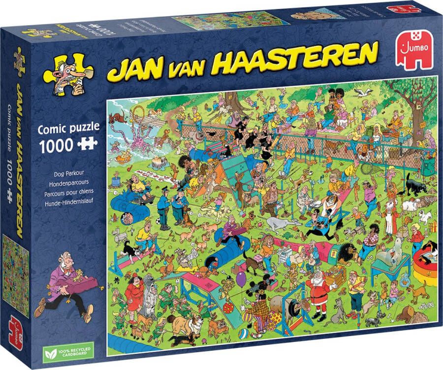 Jan van Haasteren Hondenparcours 1000 stukjes Legpuzzel volwassenen