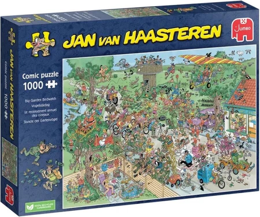 Jumbo Jan van Haasteren De Grote Vogelkijkdag Puzzel Bordspel Blauw