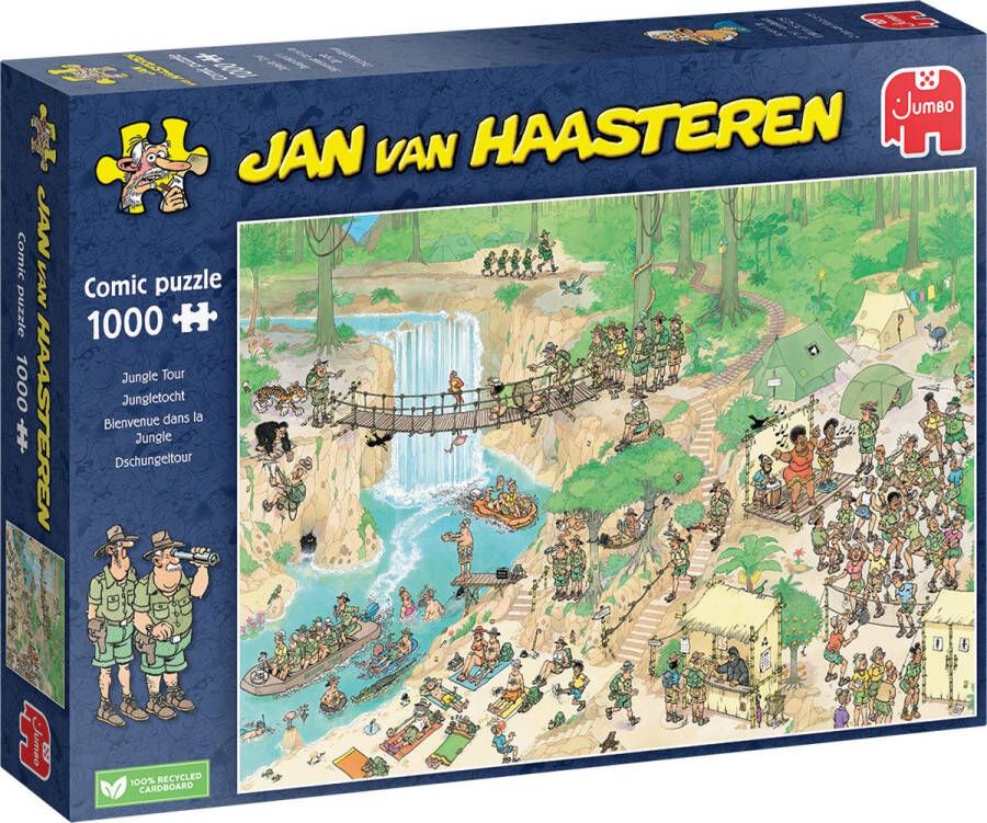 Jan van Haasteren Jungletocht Nederlands Kampioenschap Puzzelen 2024 1000 stukjes