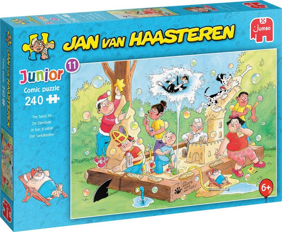 Jumbo Jan van Haasteren Junior puzzel de zandbak 240 stukjes (6030082)