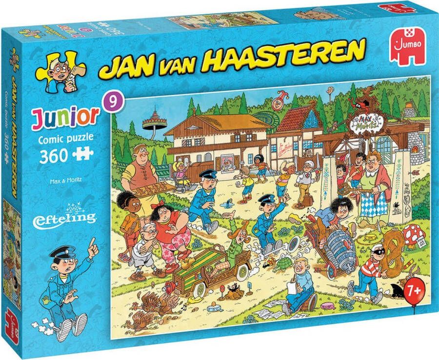 Jan van Haasteren Junior Max & Moritz Efteling 360 stukjes Kinderpuzzel