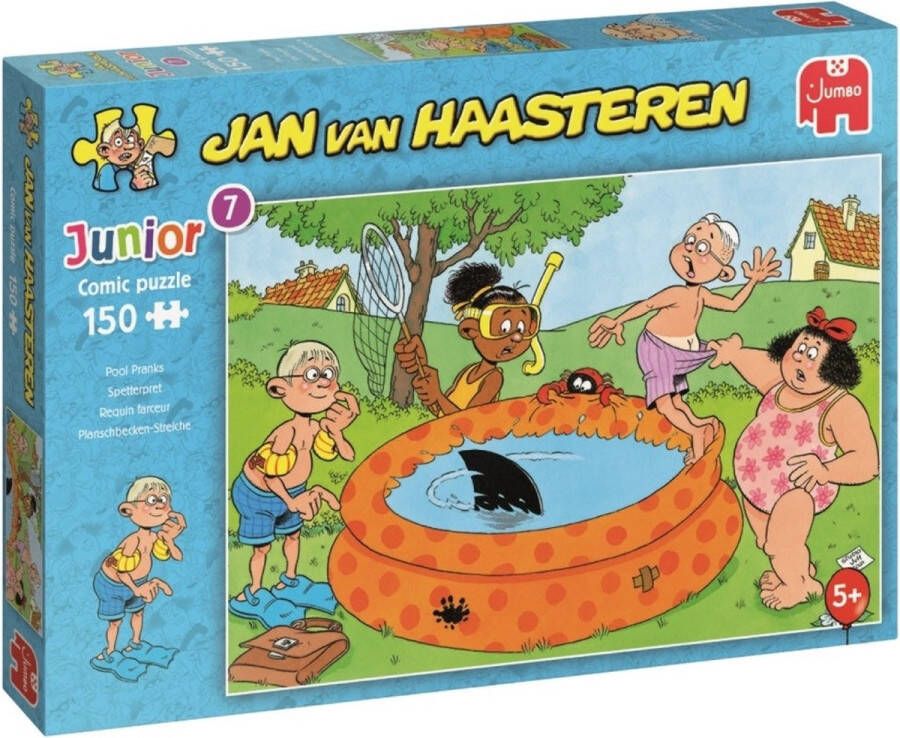 Jan van Haasteren Junior Spetterpret puzzel 150 stukjes Kinderpuzzel