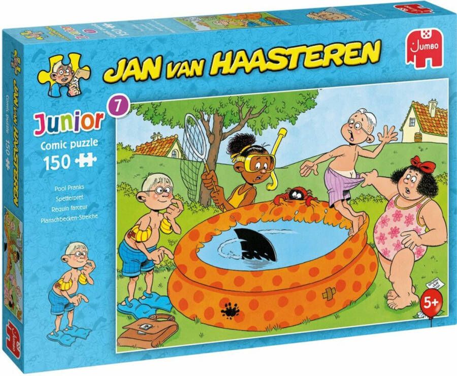 Jan van Haasteren Junior Spetterpret puzzel 150 stukjes Kinderpuzzel