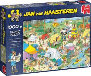 Jan van Haasteren Jumbo puzzel 1000 stukjes Kamperen in het Bos