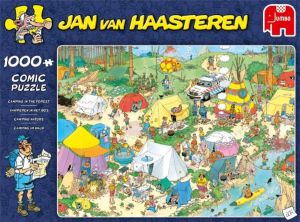 Jan van Haasteren Jumbo puzzel 1000 stukjes Kamperen in het Bos