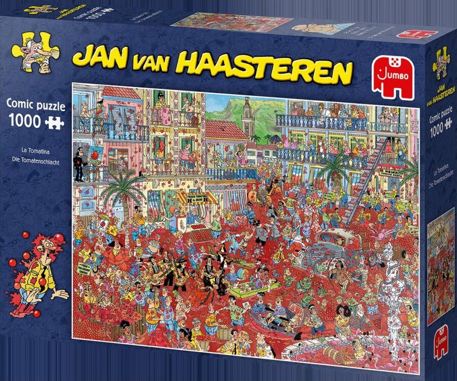 Jan van Haasteren La Tomatina puzzel 1000 stukjes