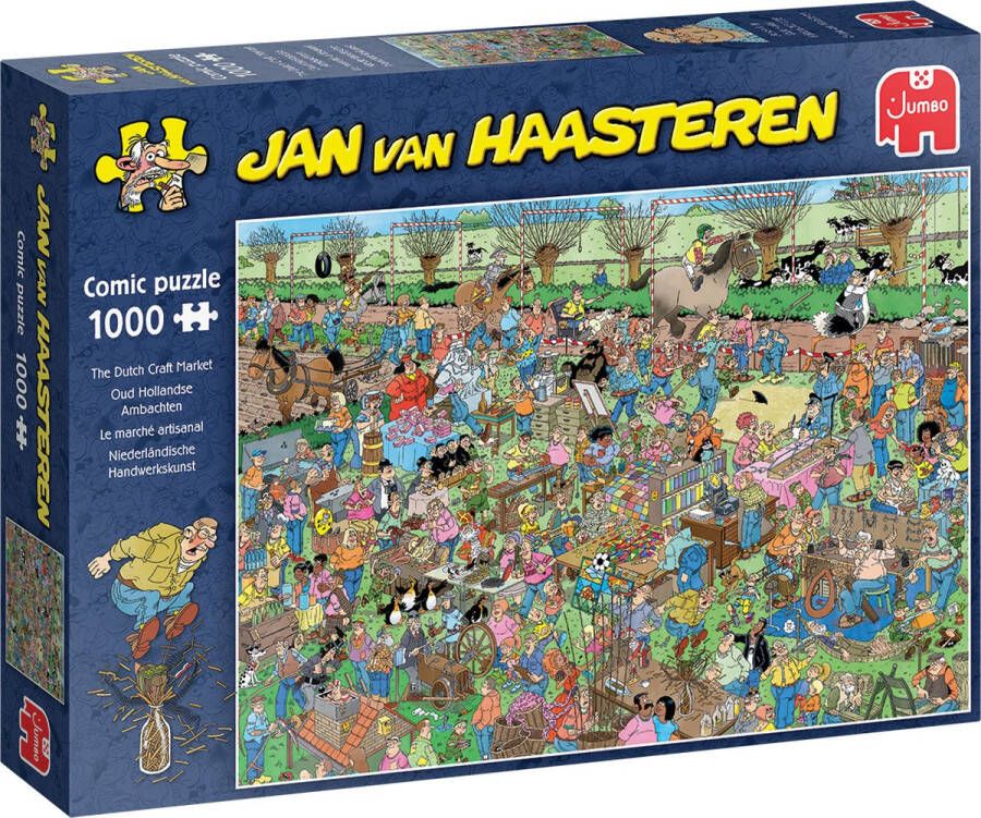 Jan van Haasteren Jumbo 1000 stukjes de nederlandse ambachtelijke markt