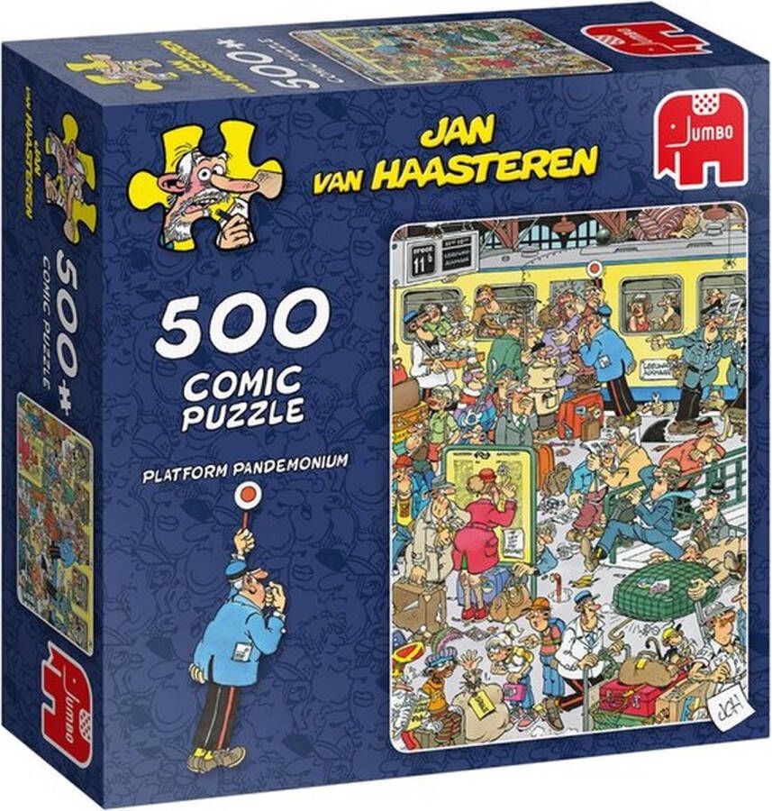 Jan van Haasteren Platform Pandemonium puzzel 500 stukjes