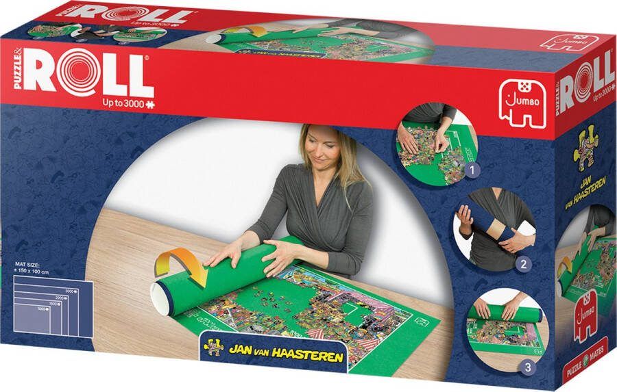 Jan van Haasteren Puzzle & Rol Puzzelmat Tot 3000 stukjes – exclusief puzzel