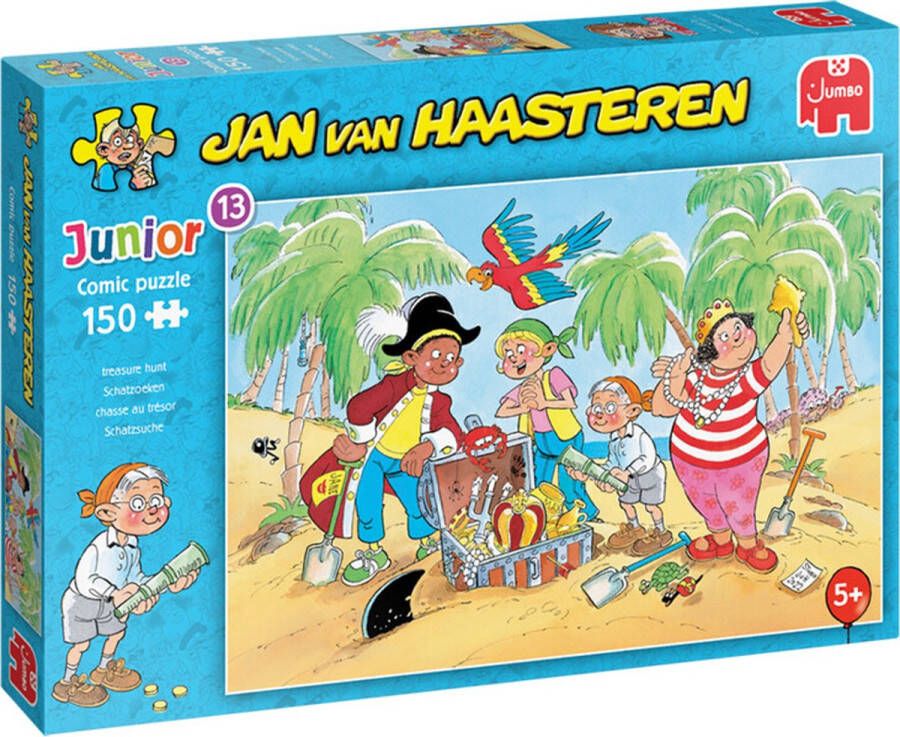 Jan van Haasteren Jumbo JvH Junior 13 Schatzoeken 150 stukjes