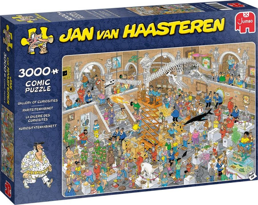 Jan van Haasteren JvH Rariteitenkabinet (3000) legpuzzel 3000 stukjes