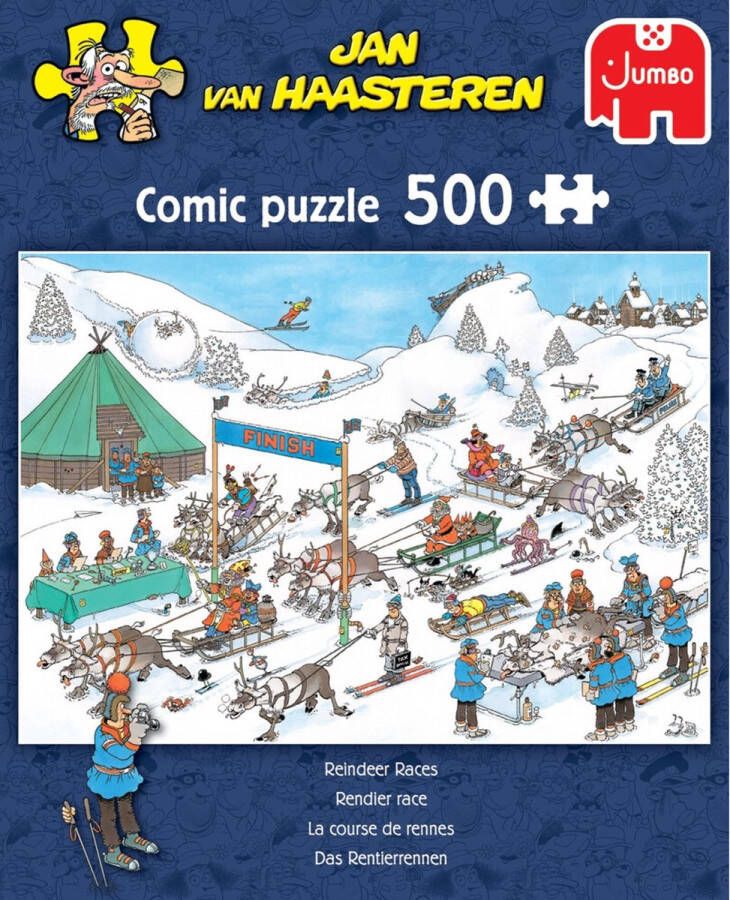 Jan van Haasteren Rendier race legpuzzel 500 stukjes