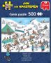 Jan van Haasteren Rendier race legpuzzel 500 stukjes - Thumbnail 1