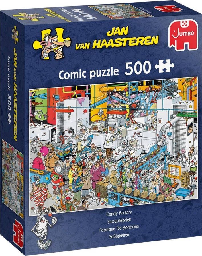 Jumbo Jan van Haasteren puzzel snoepfabriek 500 stukjes