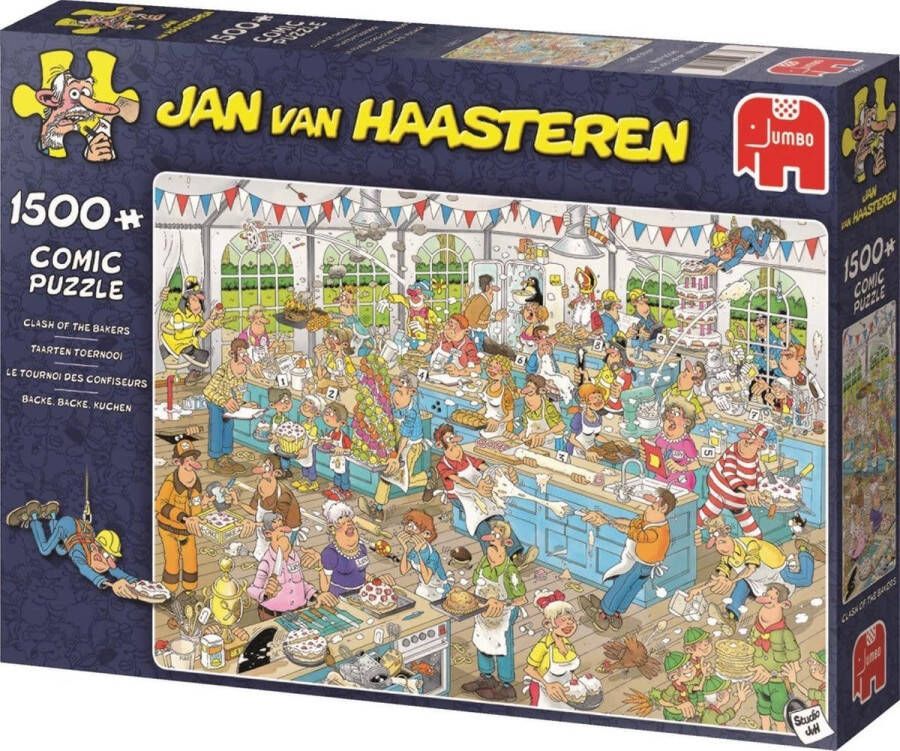 Jumbo Jan van Haasteren puzzel taarten toernooi 1500 stukjes
