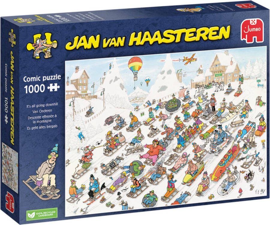 Jan van Haasteren van onderen legpuzzel 1000 stukjes