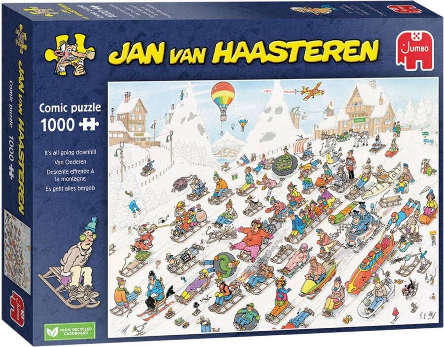 Jumbo puzzel 1000 stukjes Jan van Haasteren van onderen