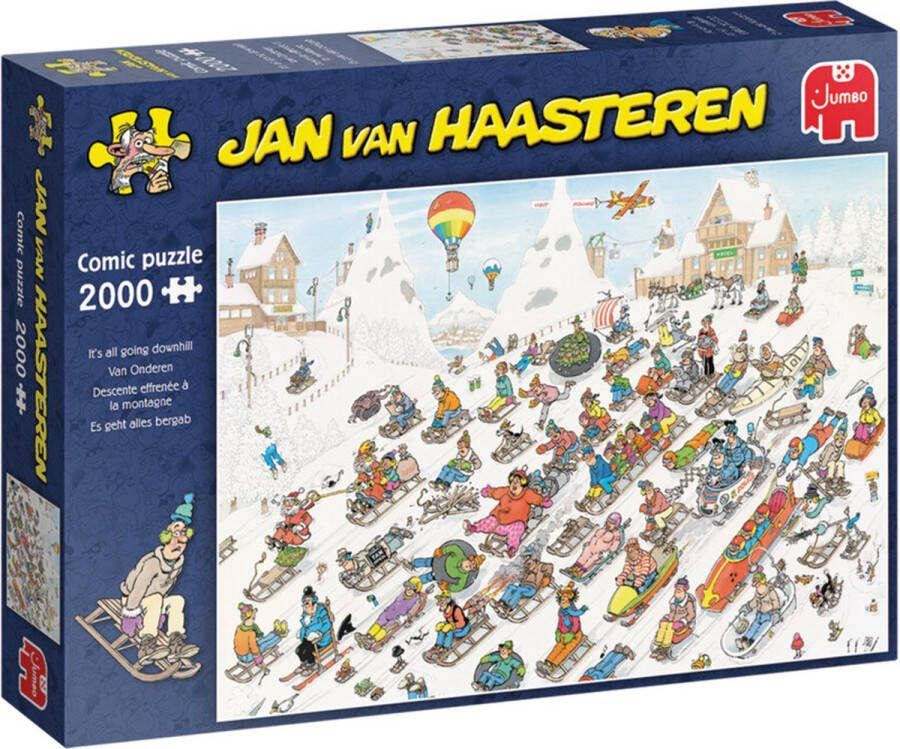 Jan van Haasteren van onderen legpuzzel 2000 stukjes