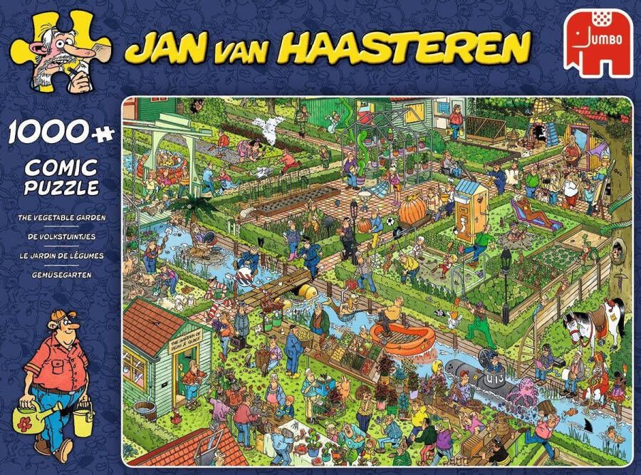 Jan van Haasteren Jumbo puzzel 1000 stukjes De Volkstuintjes