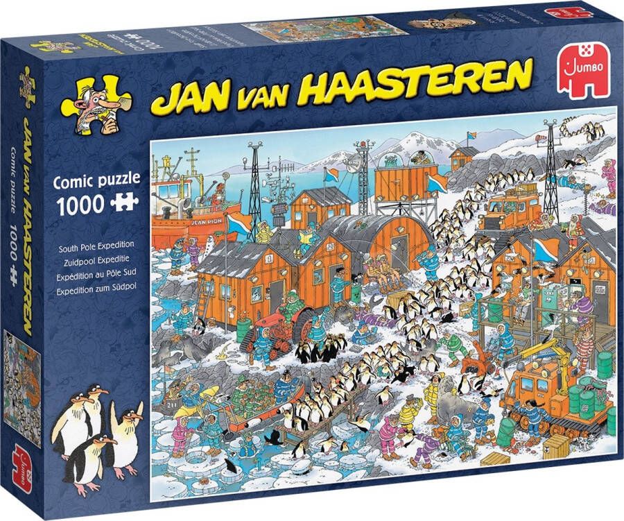 Jan van Haasteren Jumbo puzzel 1000 stukjes Zuidpool expeditie