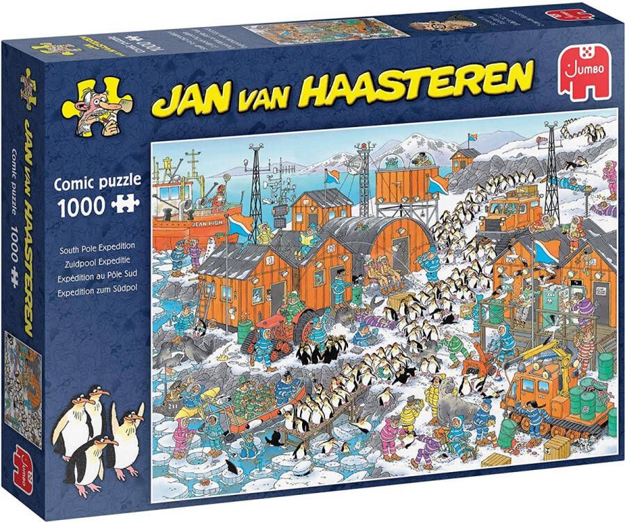 Jan van Haasteren Jumbo puzzel 1000 stukjes Zuidpool expeditie