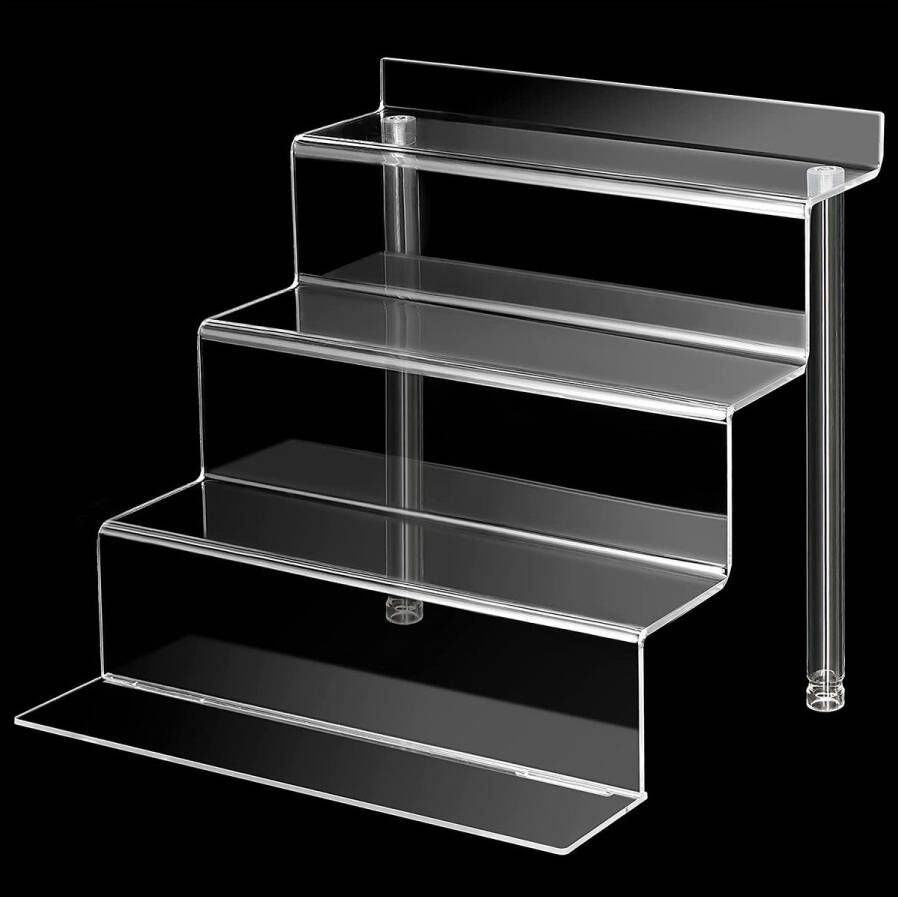 SHOP YOLO YOU ONLYLIVEONCE SHOP YOLO Make-up organizers make up koffer meisjes parfum organizer sieradenstandaard transparant 4 traps
