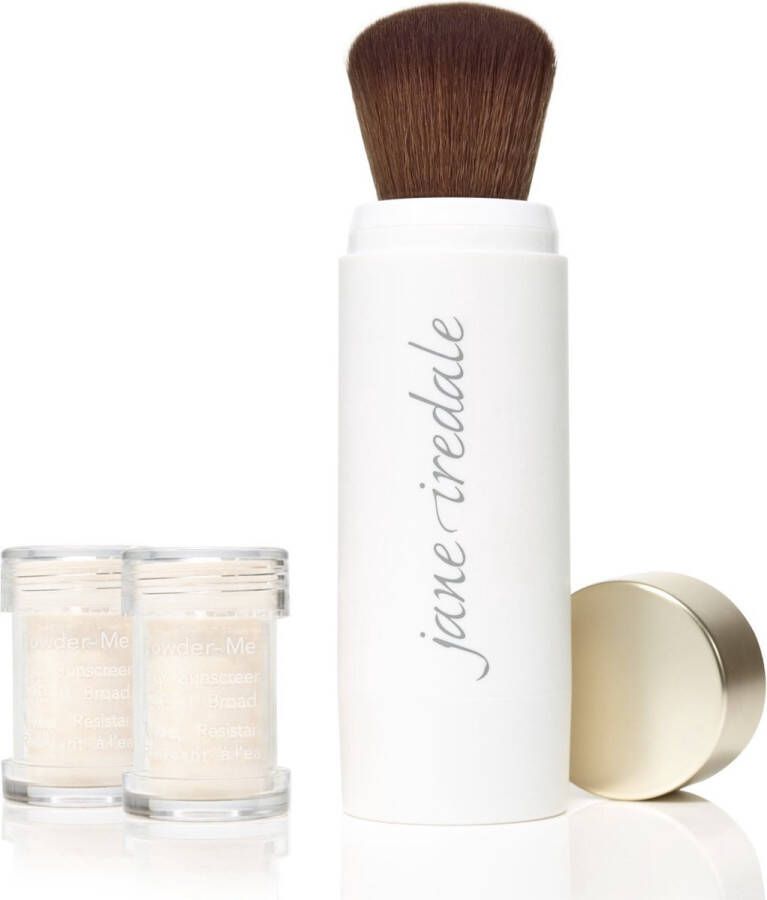 Jane Iredale Zonbescherming Powder-Me Dry Sunscreen SPF30 Refillable Brush Translucent