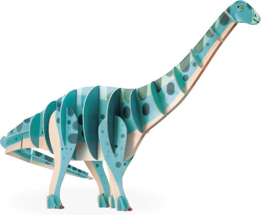 Janod Dino Diplodocus 3D Puzzel Bouw Zelf Een 3D Diplodocus Dinosaurus! 42 Stukjes Om In Elkaar Te Zetten Zonder Lijm Geschikt Vanaf 5 Jaar