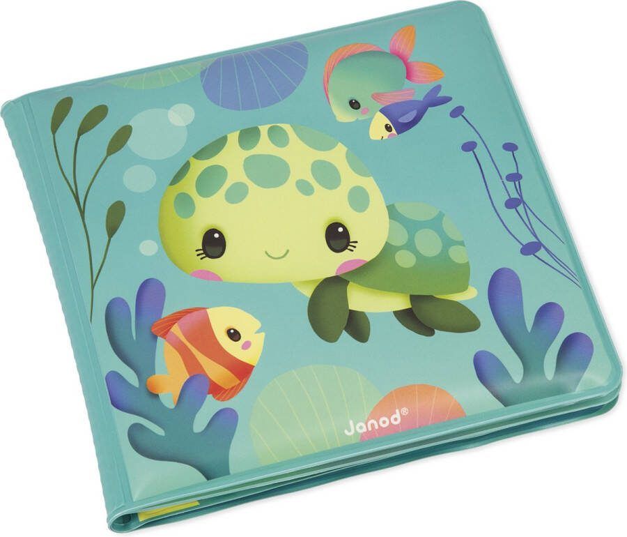 Janod Badspeelgoed Badboekje Het Magische leven van de Zeeschildpad Geschikt Vanaf 10 Maanden