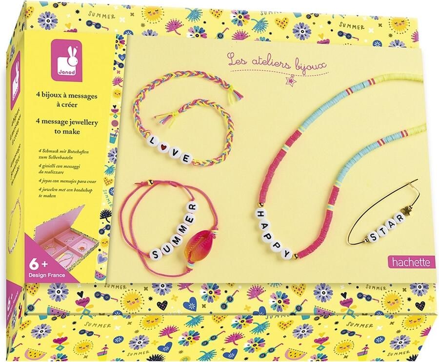 Janod Atelier Bijoux Tekstbandjes maken