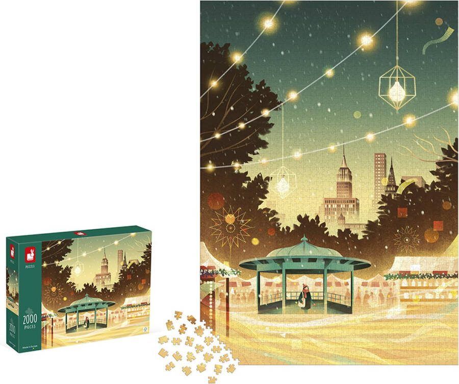 Janod Kidult Puzzel Een Nacht In New York 2000 Stukjes Geschikt Vanaf 10 Jaar