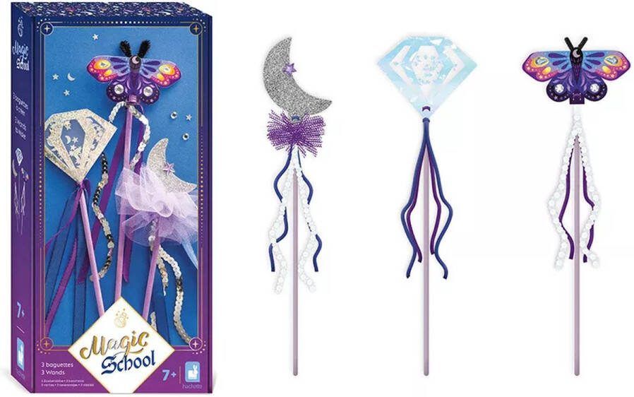 Janod Magic School 3 Toverstokken Om Te Maken Maak 3 Toverstokjes Met Als Thema Heksen En Tovenaars Geschikt Vanaf 7 Jaar