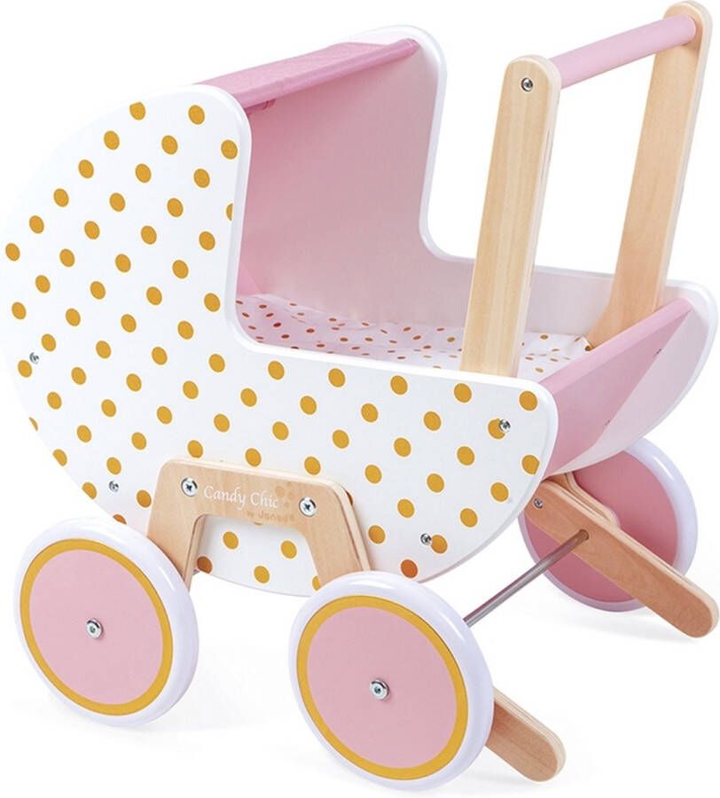 Janod Poppenwagen Candy Chic