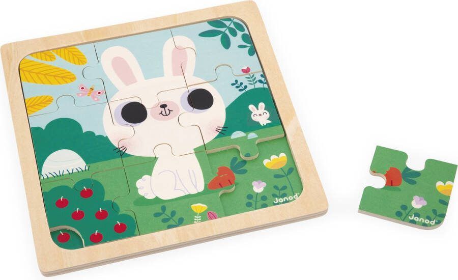 Janod Puzzel Konijn Wit