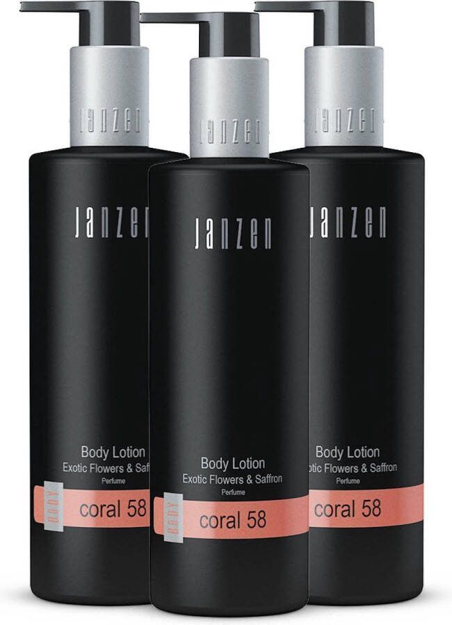Janzen Body Lotion Coral 58 3-pack