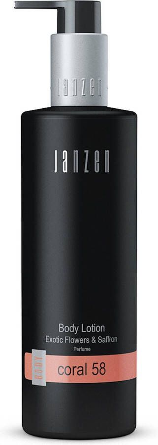 Janzen Body Lotion Coral 58 Verzorgend en Verzachtend Geschikt voor de droge huid Kruidig en Krachtig 250 ml