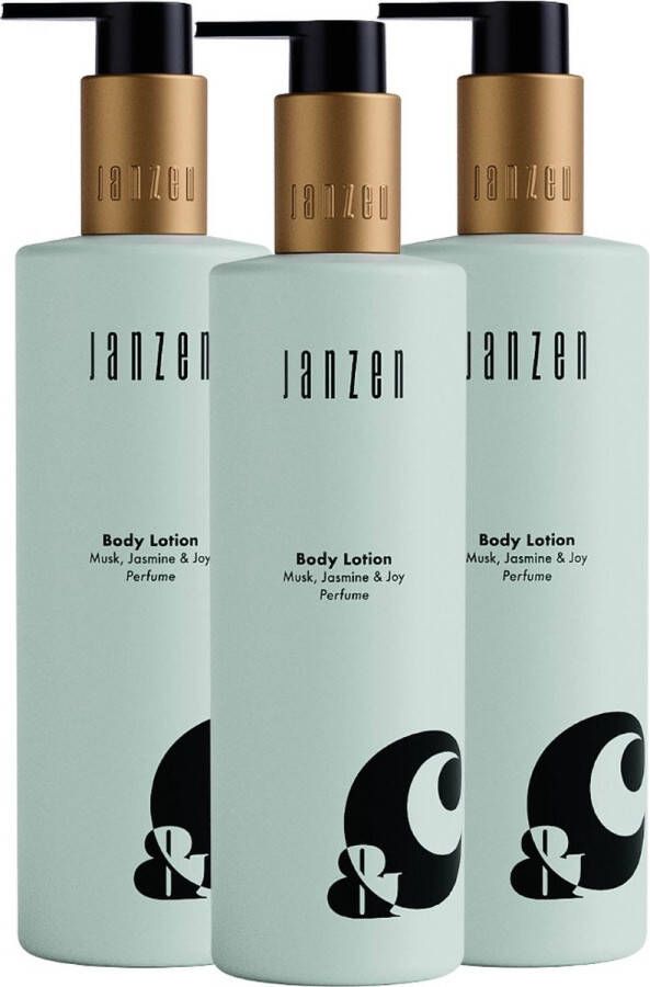 Janzen Body Lotion &C Musk Jasmine & Joy 3-pack