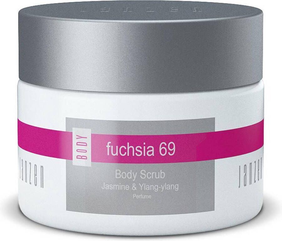 Janzen Body Scrub Fuchsia 69 – Krachtig en Bloemig – Verzorgende oliën – Thalassotherapie – 420 gram